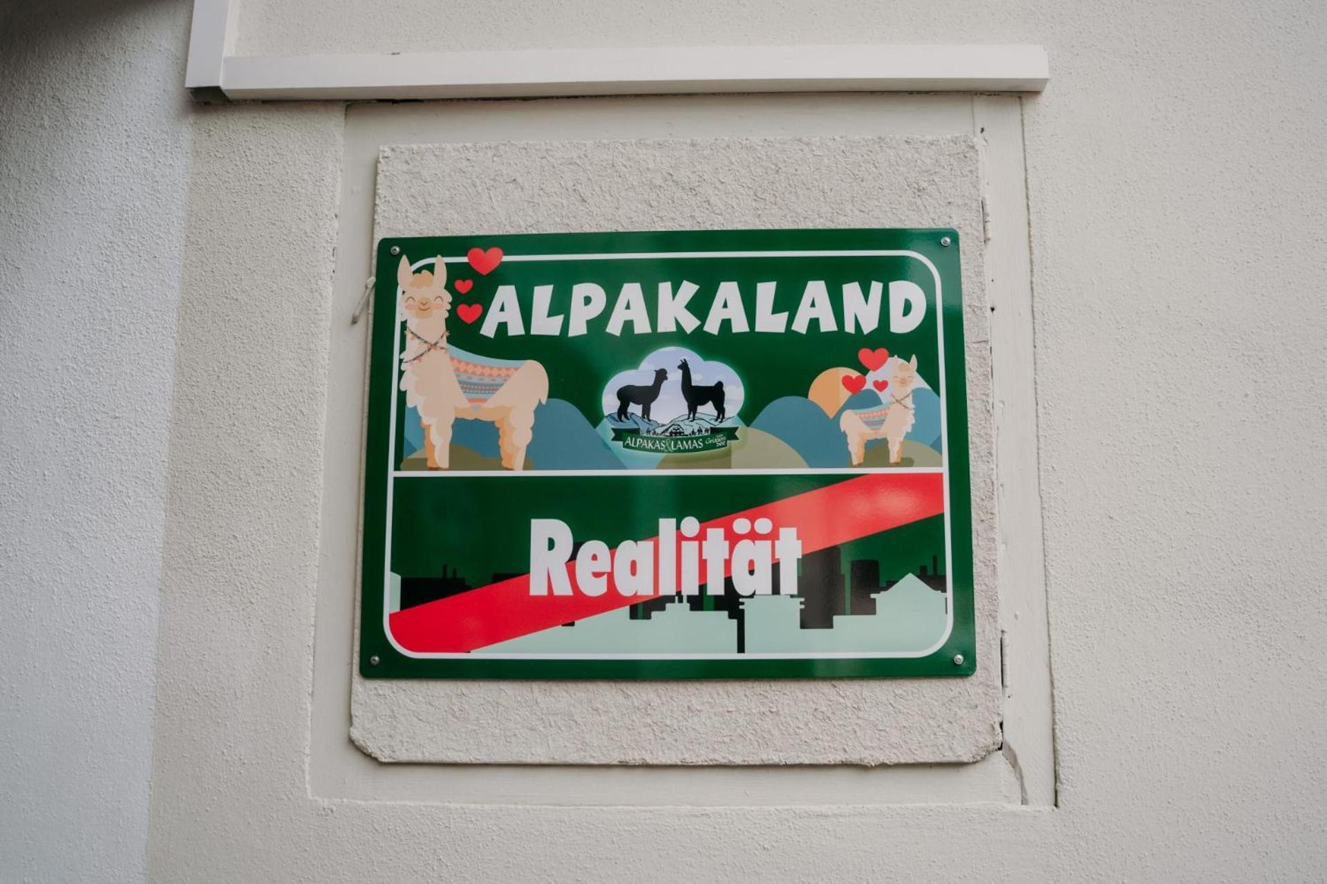 Alpakas, Lamas Und Rentiere Zum Gruenen See Grossdorf  Eksteriør bilde